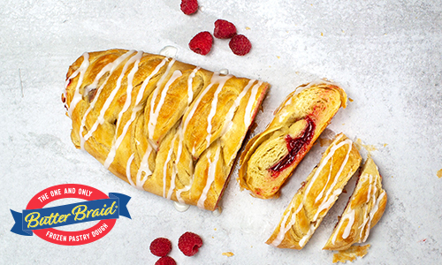 Raspberry Butter Braid pastry