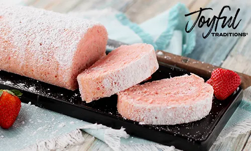 Strawberry Cheesecake Cake Roll