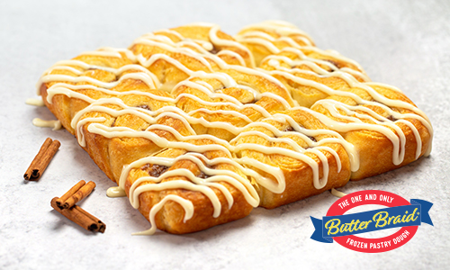 Cinnamon Rolls Butter Braid pastry