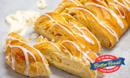 Cream Cheese Butter Braid pastry