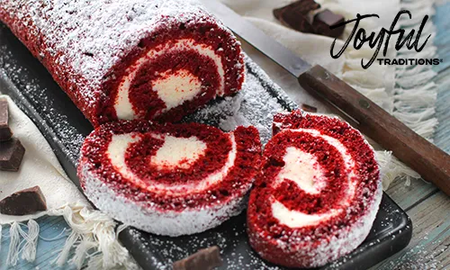 Red Velvet Cake Roll